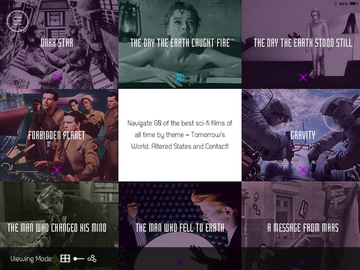 BFI app - las 60 mejores pelis de ciencia-ficción