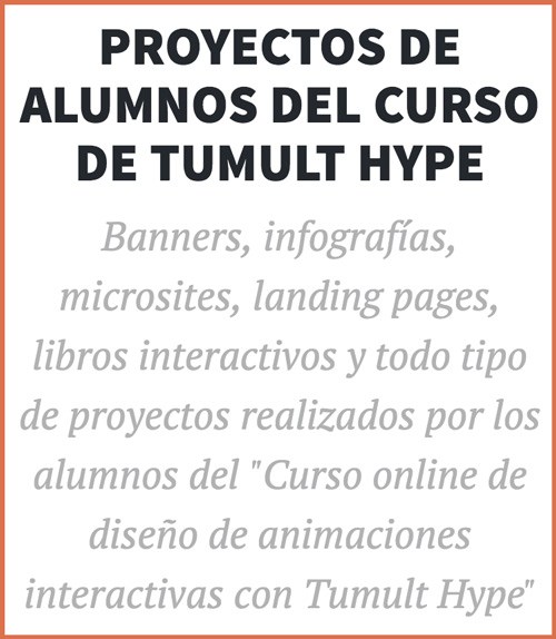 Proyectos Tumult Hype Curso