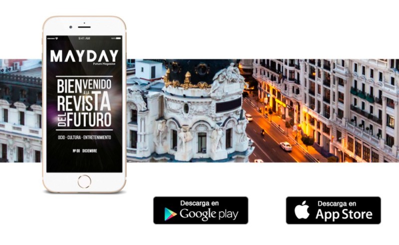 Mayday revista digital diseñada con Mag+ Designd