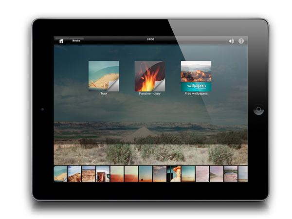Tusk, Ana Cabaleiro's photobook for iPad Screenshot