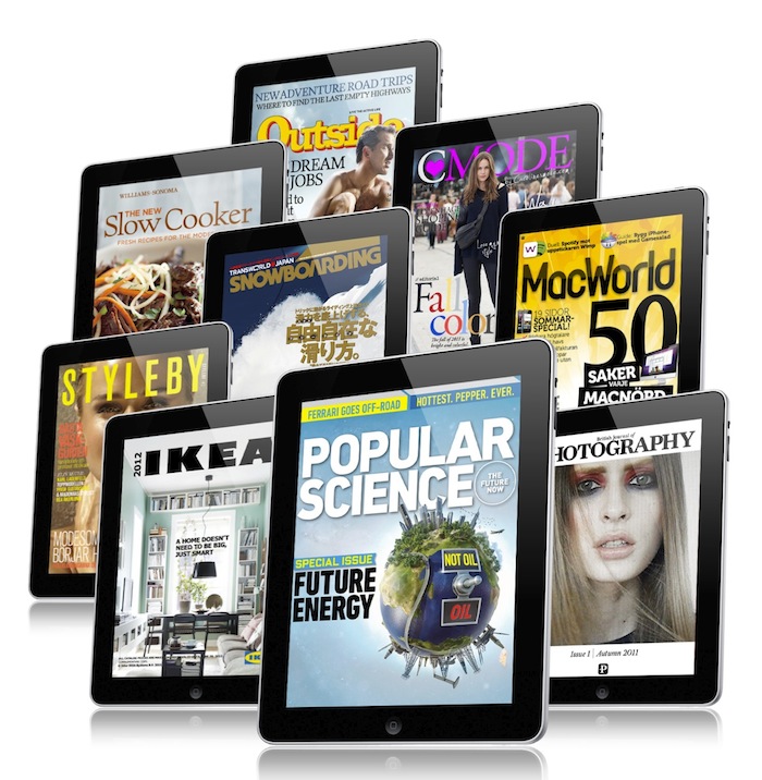 Publicar revistas para iPad, Kindle Fire, Android