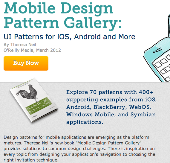 Libro "Mobile Design Pattern Gallery"