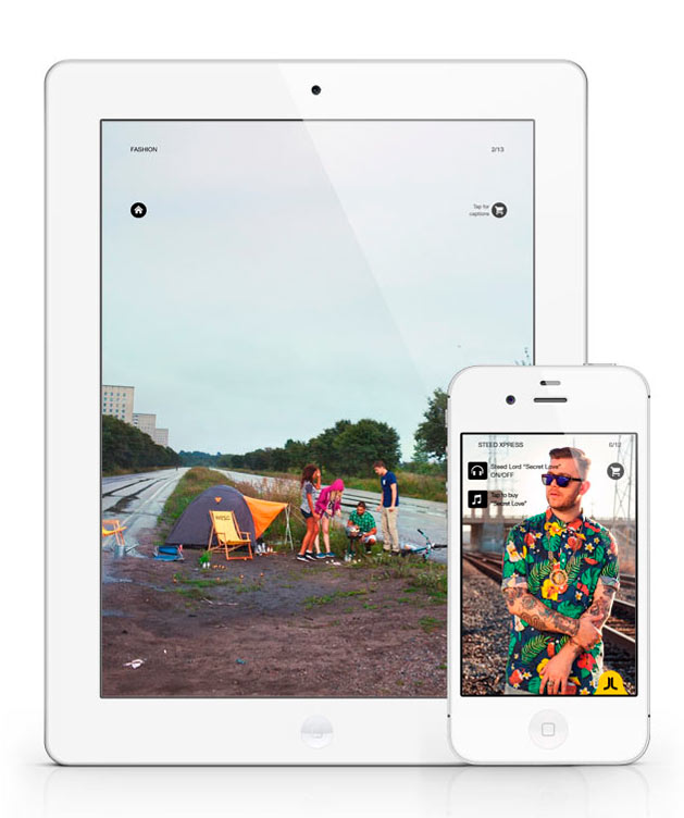 Revista de moda para iPad e iPhone