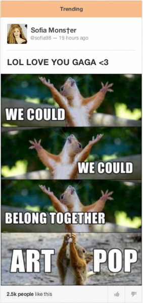 Meme de Lady Gaga Meme de Lady Gaga