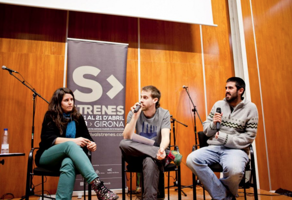 Presentación del videojuego de La Pegatina en la Universitat de Girona