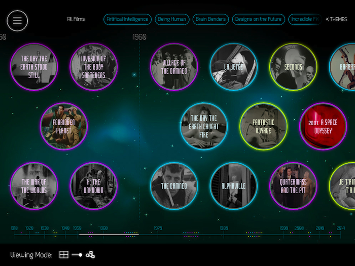 BFI app - las 60 mejores pelis de ciencia-ficción