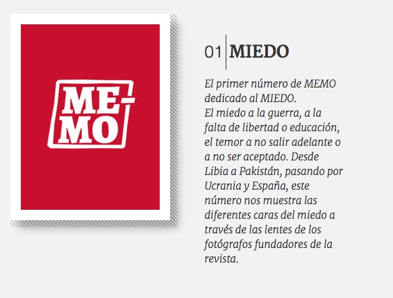 Me-mo revista digital para iPad