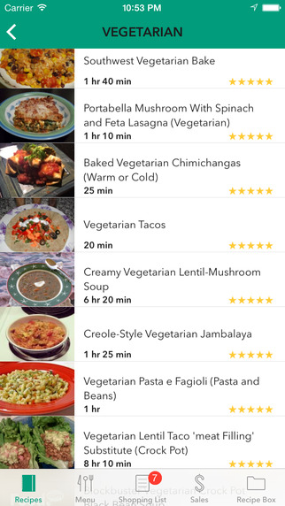 App planning comida semanal